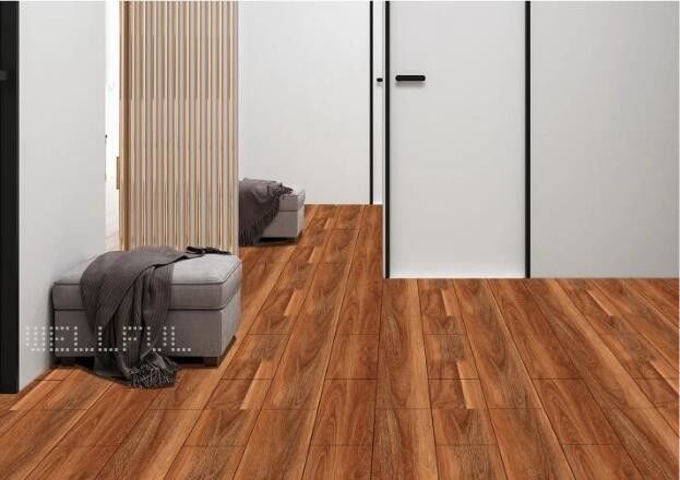 Màng in PVC mềm bằng gỗ 0,15mm Thiết kế chống nước / chống cháy / chống ẩm cho sàn khóa liên động SPC