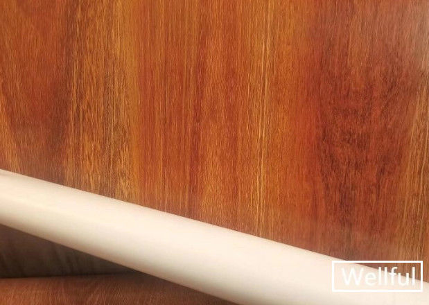 Màng in PVC mềm bằng gỗ 0,15mm Thiết kế chống nước / chống cháy / chống ẩm cho sàn khóa liên động SPC